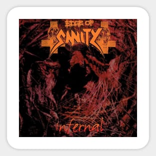 Edge Of Sanity Infernal Album Cover. Sticker